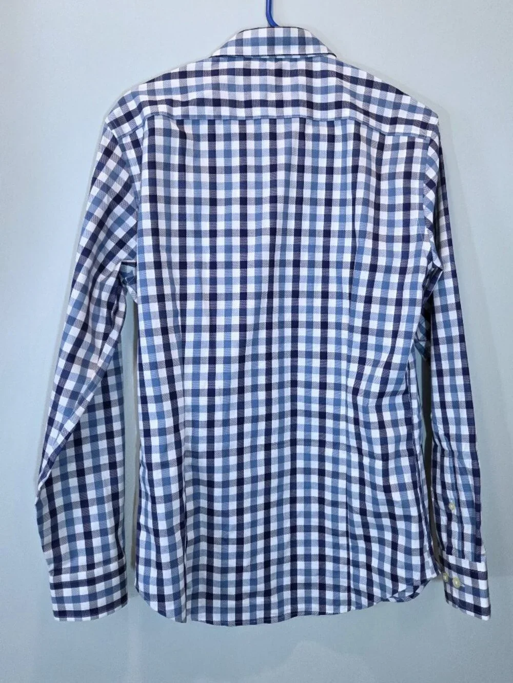 NWOT Banana Republic Tailored Slim Fit Non-Iron Plaid Shirt Size S
